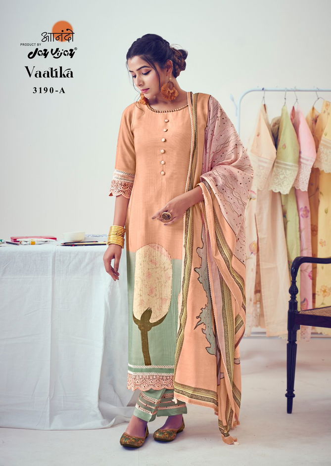 Vaatika By Jay Vijay Summer Pure Muslin Printed Salwar Suits Wholesale Market In Surat